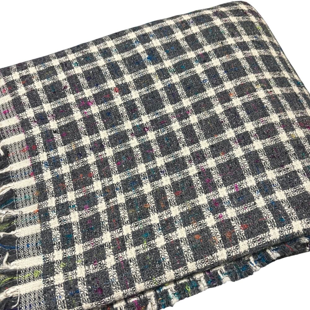 Multicolor Tweed Coating Fabric Wool Acrylic Polyester Blend 60" 2.625 Yards